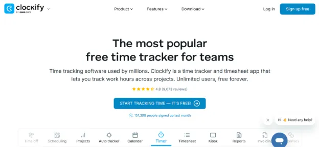 clockify location tracking