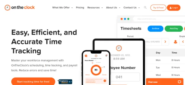 onthe clock location tracking