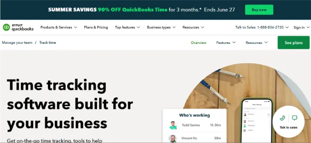 quickbooks time location tracking