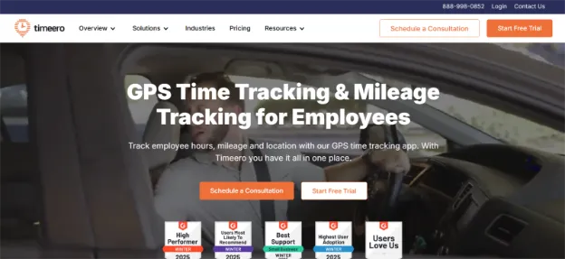 timeero location tracking